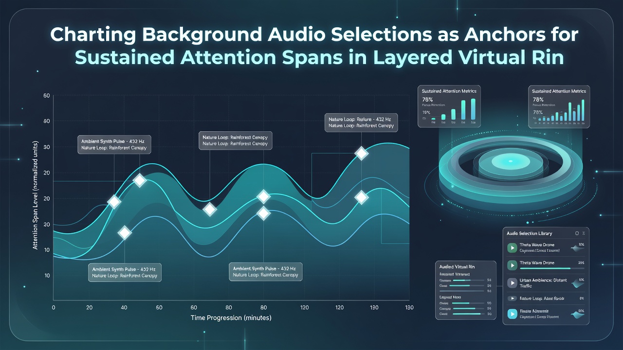 Screenshot of audio spectrum chart synchronized with multi-table decision timeline from a 2026 virtual ring game session