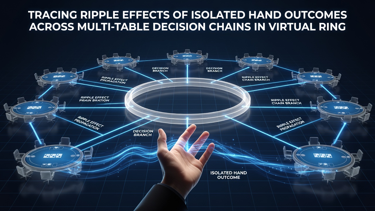 Heatmap visualization of decision timing variations across four simultaneous ring game tables
